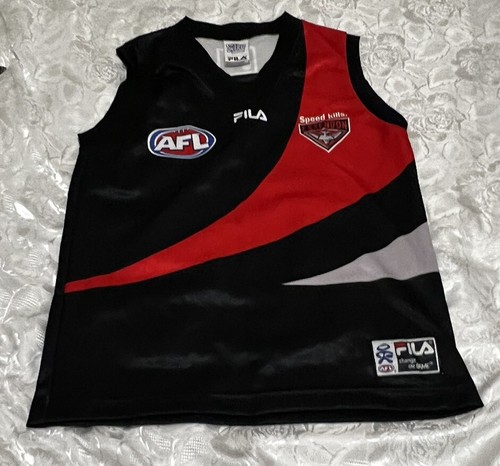 Essendon FILA Jumper Training MEDIUM Vintage 2000 Premiers Rare Jersey Guernsey - Picture 22 of 22