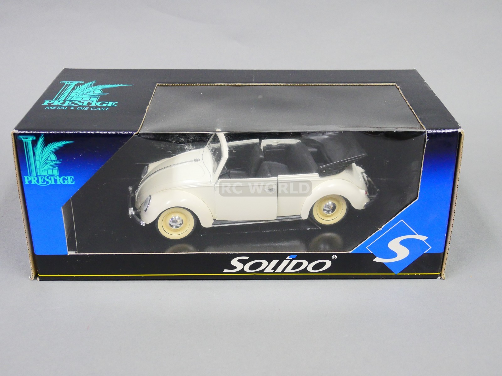 1/18 Solido VW Volkswagen Escarabajo Convertible Blanco Modelo Fundido Zt 1/18 Solido VW Volkswagen Escarabajo Convertible Blanco Modelo Fundido Zt