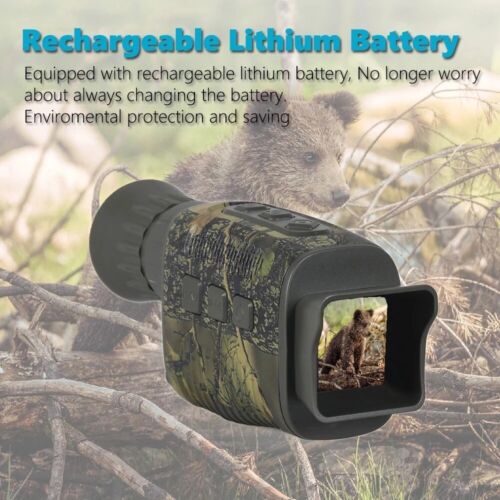 IR Night Vision Monocular 850nm Infrared Scope HD Digital Camera Video 5X Zoom - Picture 3 of 12