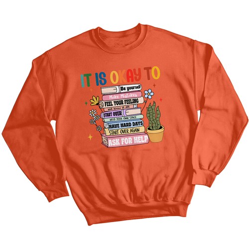 Mujeres Libros Apilados Concienciación Salud Mental Sudadera Jersey Ansiedad Regalo #MHA - Imagen 26 de 34