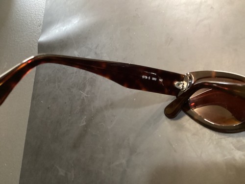 Emporio Armani Eyeglass Frames Tortoise EA 578-S Made In Italy 140 mm W/Case - Picture 4 of 4