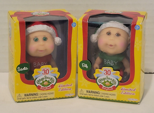 Cabbage Patch Kids Christmas Santa Elf Mini Babyland Limited Edition 2013