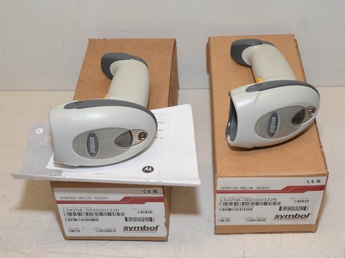 (2) Symbol LS4208-SR20001ZZR Barcode Scanner W Cables USB & RJ45 - Picture 2 of 2