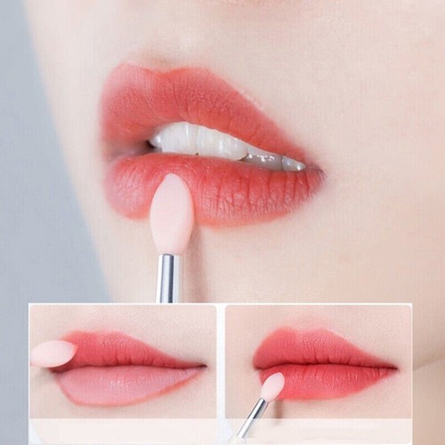 Cubierta de silicona bálsamos polvo para labios con 3 piezas bálsamos pinceles de maquillaje cepillo para máscara para labios - Imagen 14 de 20