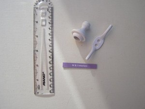 White Cord Weight Cleat Hook Small Roman Blinds Bathroom Image Is Loading White Cord Weight Amp Cleat Hook Small Roman