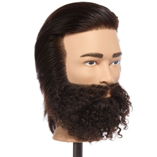 Manichino testa allenamento Pivot Point Ian 100% capelli umani. CTRL £113,34 - Foto 2 di 5