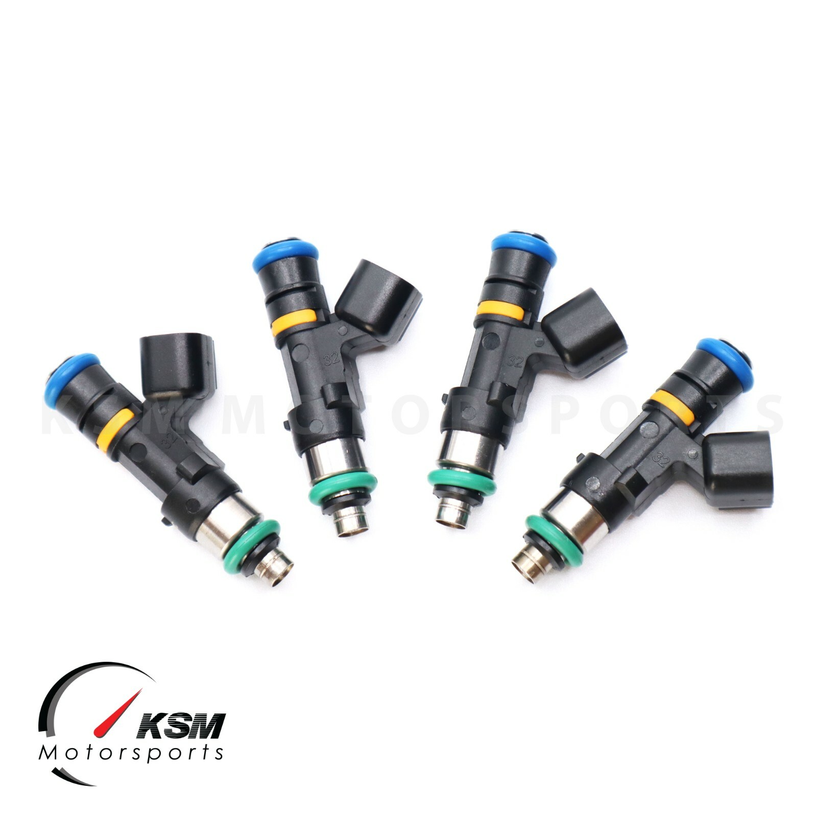 Set 4 750cc fuel injectors for MITSUBISHI EVO X 4B11T Fit BOSCH EV14