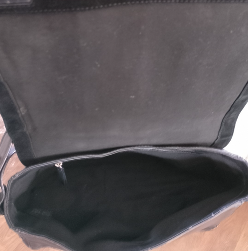 Reiss black leather shoulder bag - Picture 7 of 7