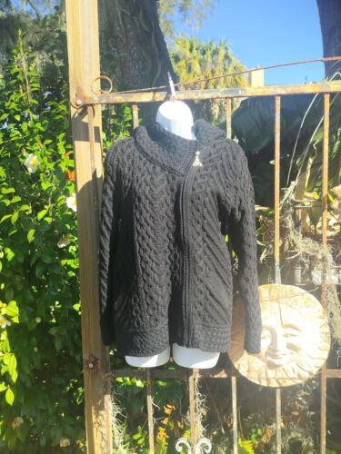 aran crafts Ireland sweater women hooded - Picture 6 of 9