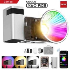 Zhiyun Molus X60 RGB Combo LED Video Light Continuous Lighting APP Control Color