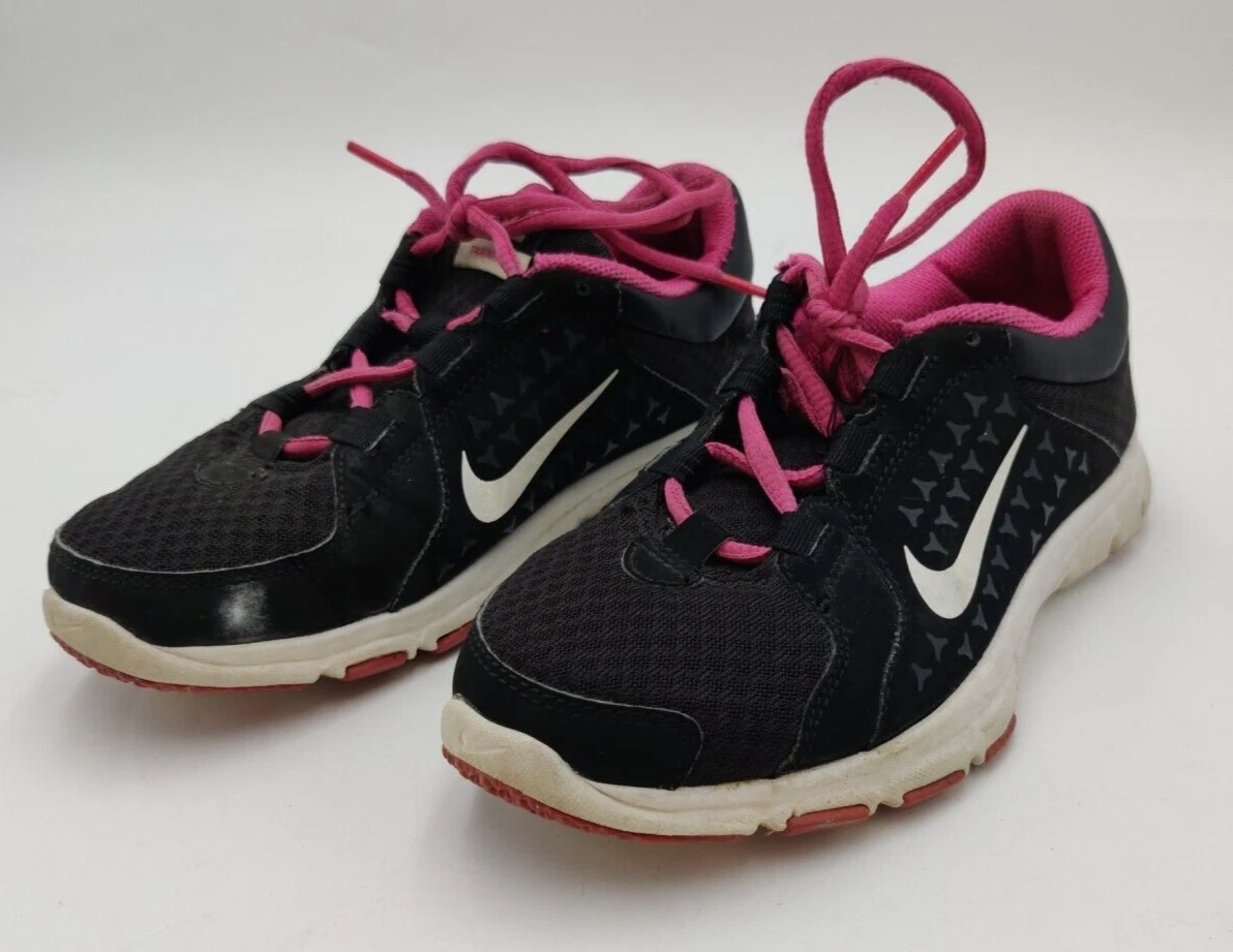 Chaussures jeunesse Nike Flex Supreme TR noir/rose (525354 001) taille 3,5Y M d'occasion jeunesse