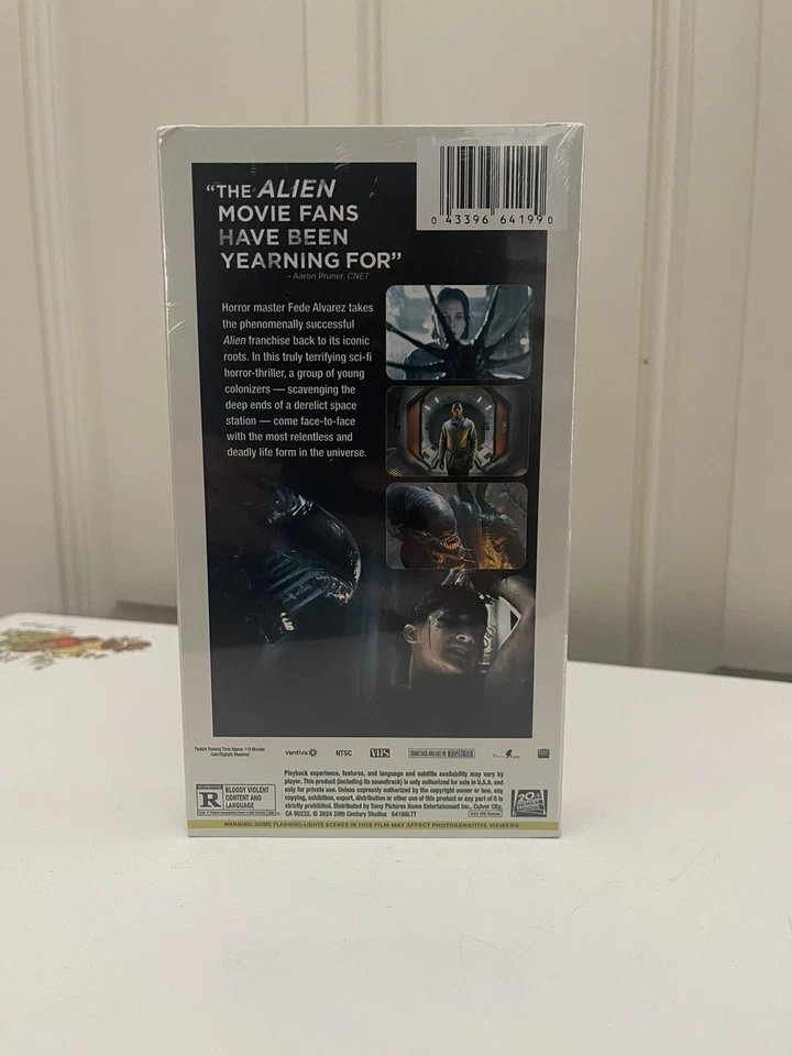 Alien Romulus Limited Edition VHS 20th Century Studios Release 2024 - Image 2 of 4