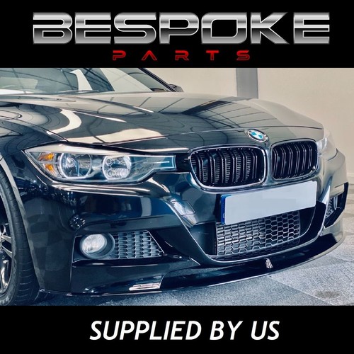 SPOILER TRASERO NEGRO BRILLANTE LABIO + SPLITTER DELANTERO FIT BMW 3 SERIE M SPORT F30 F31 - Imagen 5 de 23
