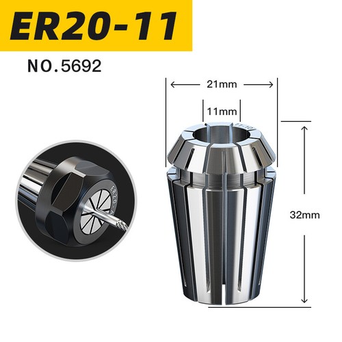 ER16/ER20/ER25/ER32 Spring Collet Set For CNC Milling Lathe Machine 2mm-16mm - Picture 48 of 84