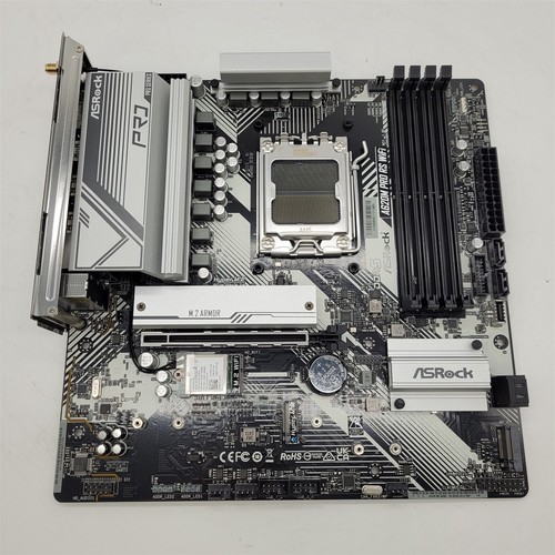 ASRock A620M PRO RS WiFi Supports AMD Socket AM5 Ryzen 7000 -NOT WORKING- - Bild 2 von 7