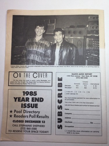 Dance Music Report: Dec 1985 - ROCHELLE - DMR Vol 8 Iss 24 - Picture 17 of 19