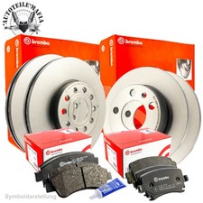 BREMBO Bremsensatz Bremsbelag + Plastilube Paste vorne hinten für ALFA ROMEO