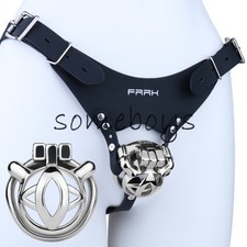 Stainless Steel Small Male Chastity Device Breathable Metal Chastity Cage Sissy