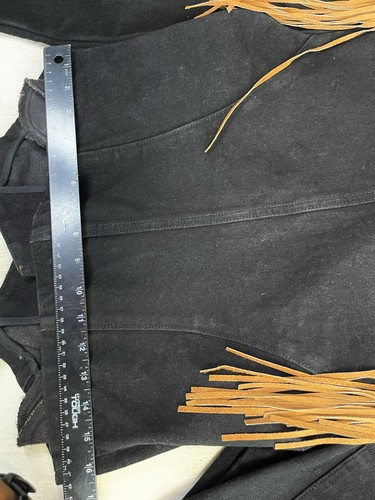 Frontier Collection Jacket USA Made Fringe Suede Beaded “Aztec” M Western Rodeo - Picture 16 of 16