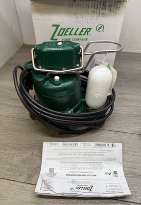 #ad #ad Zoeller 53 0016 115V 0.3 Horse Power ModelM53 Mighty Mate Submersible Sump Pump $204.99