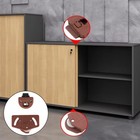 Schiebetür Rollen Set für Kleiderschrank und Schrank mit Führungen 4 oder 8-t