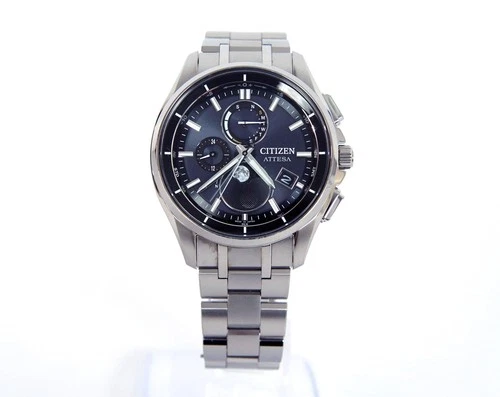 Citizen Attesa Eco-Drive Radio-Controlled Super Titanium Watch – Moon Phase
