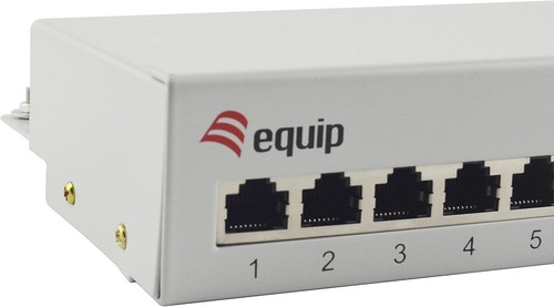 Equip 227363 12-Port CAT.6 Desktop-PATCHPANEL, HELLGRAU - Photo 2/2