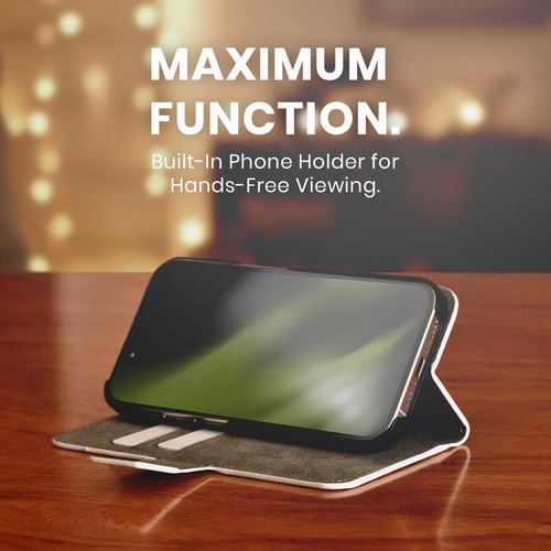 OFFICIAL HARRY POTTER DEATHLY HALLOWS XIII LEATHER BOOK CASE FOR OPPO PHONES - Picture 2 of 12