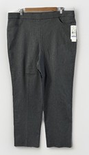 NWT Women  s Alfred Dunner Classics Super Stretch Modern Fit Pull On Pants Sz 18