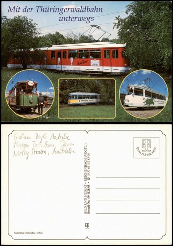Finsterbergen-Friedrichroda Überlandstraßenbahn Thüringerwaldbahn 1995
