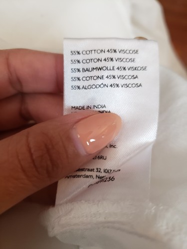 ¡¡Increíble Top Anthropologie Blanco para Mujer de Pilcro!! Talla XL!! - Imagen 6 de 6