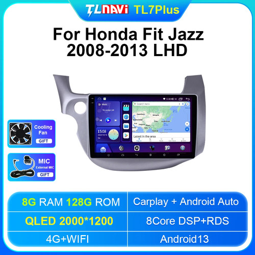 10" Touchscreen 2 DIN Apple CarPlay Android Auto für Honda Fit Jazz GP1 08-2013 - Bild 14 von 40