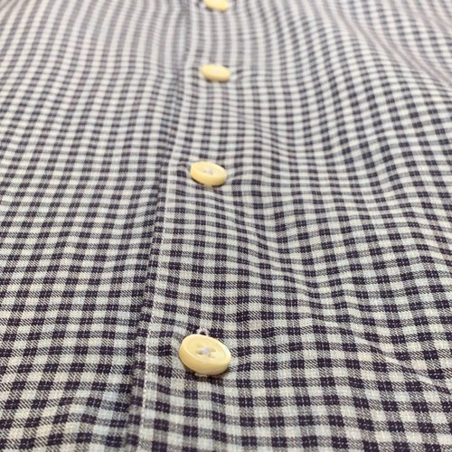Camisas de vestir ZEGNA para hombre con botones contemporáneas 100 % algodón azul a cuadros grandes - Imagen 8 de 18