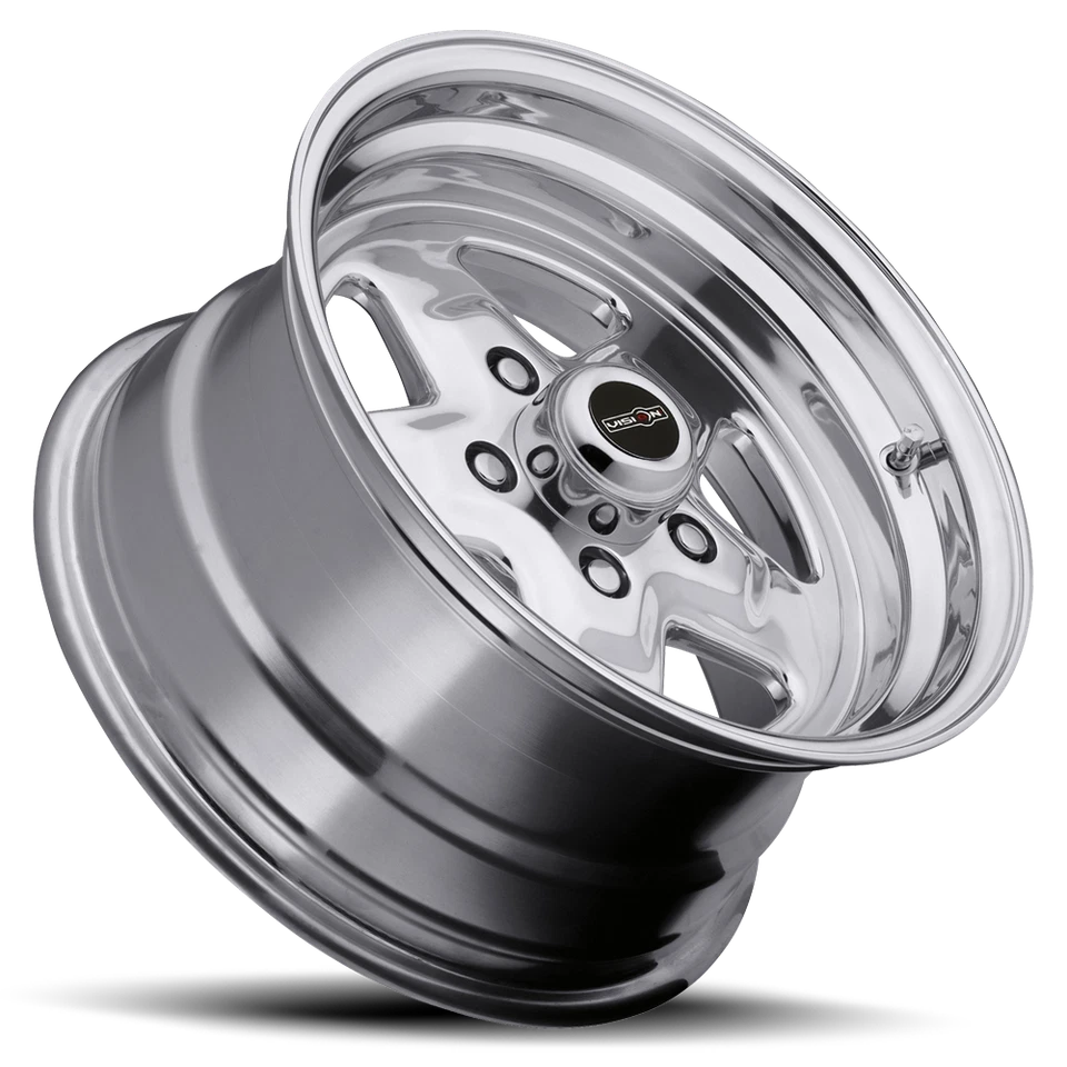 Juego 4 Ruedas 15" Vision American Muscle 521H Nitro Pulidas 15x10 5x4,75 -25mm Foto 3 de 4