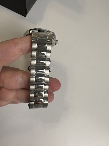 Lucien Piccard Herren Armbanduhr Edelstahl großes schwarzes Ziffernblatt LP-127611 Neu in OVP - Bild 7 von 14
