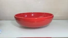 Fiesta x large 10 1/2 inch bistro bowl in Scarlet, perfect condition. Chip free