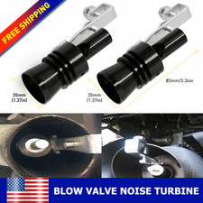 2x Universal Turbo Sound Exhaust Muffler Pipe Whistle Car Oversized Roar Maker 2x Universal Turbo Sound Exhaust Muffler Pipe Whistle Car Oversized Roar Maker