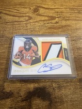 2024 Immaculate Courtland Sutton Premium Three-Color Patch Relic Autograph 39/99