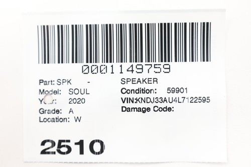 Altavoz KIA SOUL 2020 96330-K0050 - Imagen 12 de 12