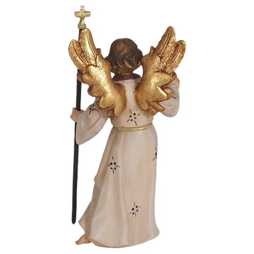Holz Krippen Figur WEGWEISENDER ENGEL geschnitzt color (zu 8 cm Figuren) neu - Bild 4 von 7