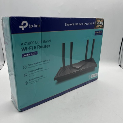 TP-Link WiFi 6 Router AX1800 Archer AX21 – Black - Picture 4 of 4