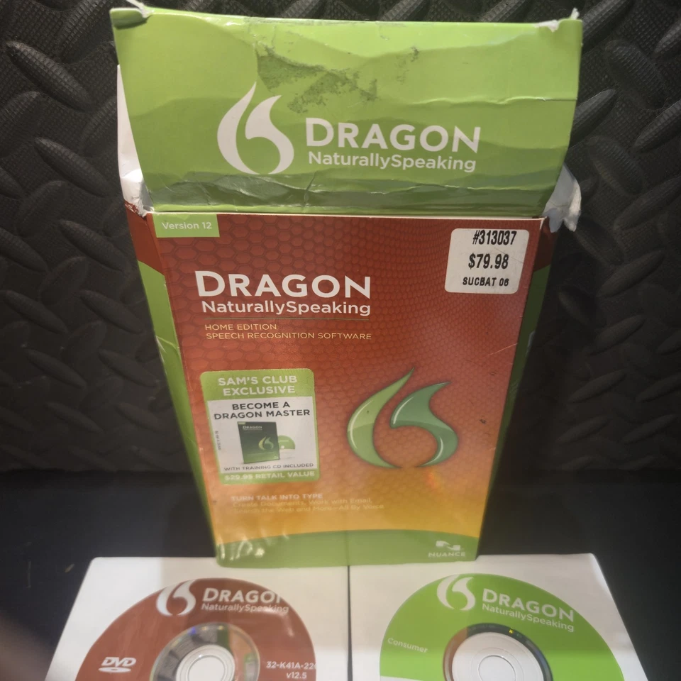 Dragon Naturally Speaking Home Edition Version 12 w/ Training CD + Headset - Image 2 of 4