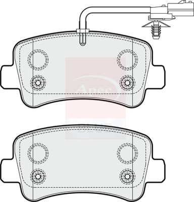 Bremsbeläge Set passt Renault Master Mk3 2.3D hinten 2010 auf 440600264R 440601147R - Bild 2 von 2