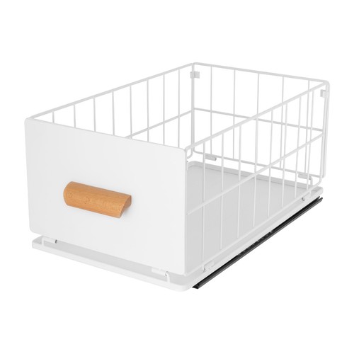 Schiebeschrankkorb Schrank-Organisationskorb Korbschublade für Schrank Weiß - Bild 8 von 18