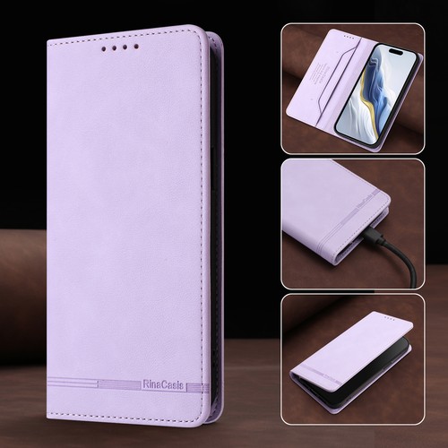 For Various Phone Magnetic Leather Card Wallet Case Flip Stand Cover Bag Fashion - Picture 16 of 25