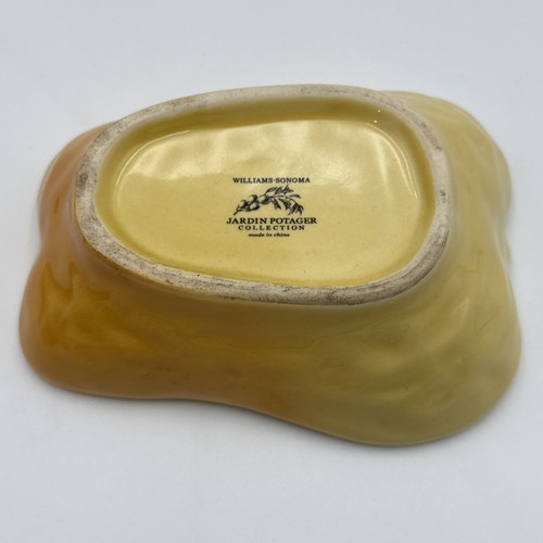 Williams Sonoma Jardin Potager Veggie Dip Bowl Set Of 3 Artichoke Pepper Pumpkin - Picture 9 of 10