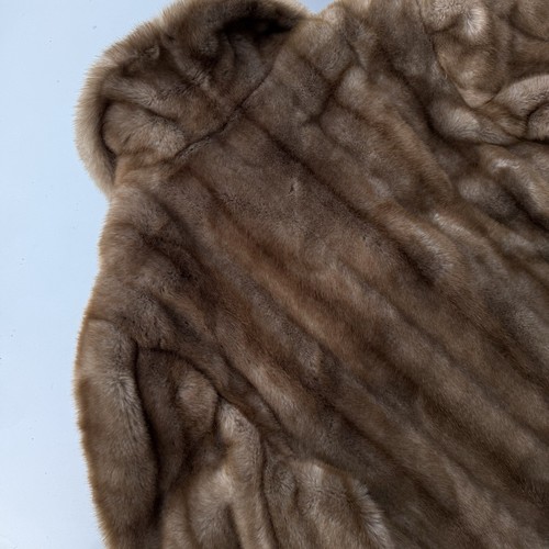 Vintage Dewbrowsky & Perlbinder Tissavel Faux Fur Coat Mid Length Union Made - Picture 3 of 14