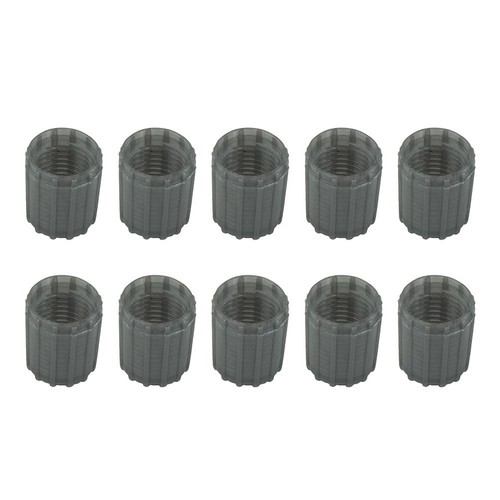 Gray TPMS Compatible Tire Valves Set of 10 With Gaskets For Toyota Vehicles - Picture 9 of 12