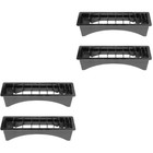 4 stücke hair clipper organisiert box kamm lagerkoffer elektrische schergehäuse