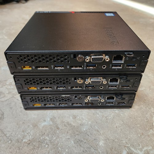 3x Lot Lenovo ThinkCentre M700 Quad-Core i5-6400T 1x 8GB RAM Tiny Mini PC - Picture 2 of 3